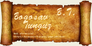 Bogosav Tunguz vizit kartica